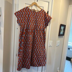 YEVU Kaftan Dress in Mind Your Business pattern - 2X